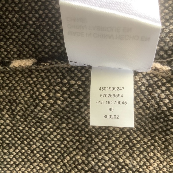 Chico's Leopard Print Open Cardigan Sweater Pockets Size2 - Picture 14 of 16